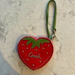 Coach key chain pouch